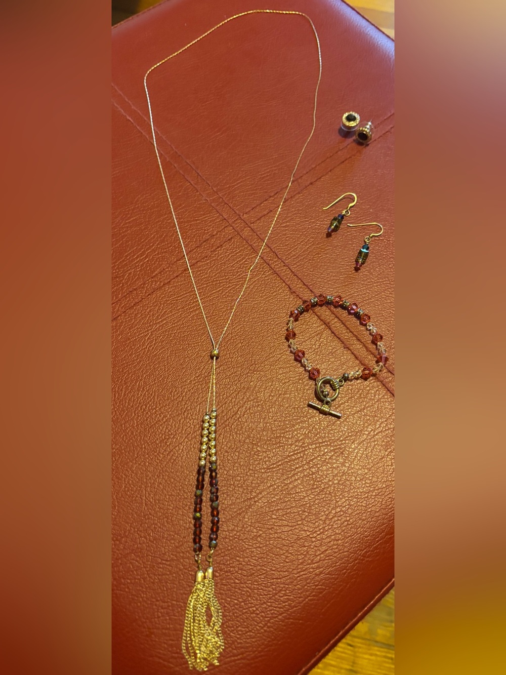 ✨Crystals Red Jewelry Set